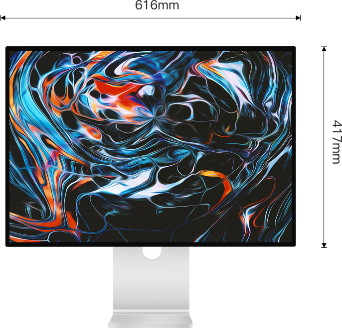Монитор Kuycon P20 4.5K 28' 60Hz С Перфорацией VESA