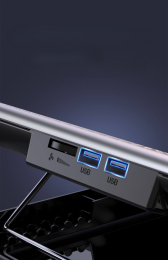 Подставка охлаждающая для ноутбука Ice Coorel, 6 кулеров, питание от USB