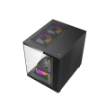 Корпус игровой EVESKY Q3 + 3 ARGB Кулера Черный