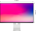 Монитор Kuycon G32-X 6K 32' 60Hz Без Перфорации Стенд без регулировки высоты