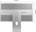 Kuycon Q27-S с перфорацией ( FD5 ), 4К 240 герц, OLED крепление VESA