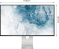 Kuycon Q27-S с перфорацией ( FD5 ), 4К 240 герц, OLED крепление VESA